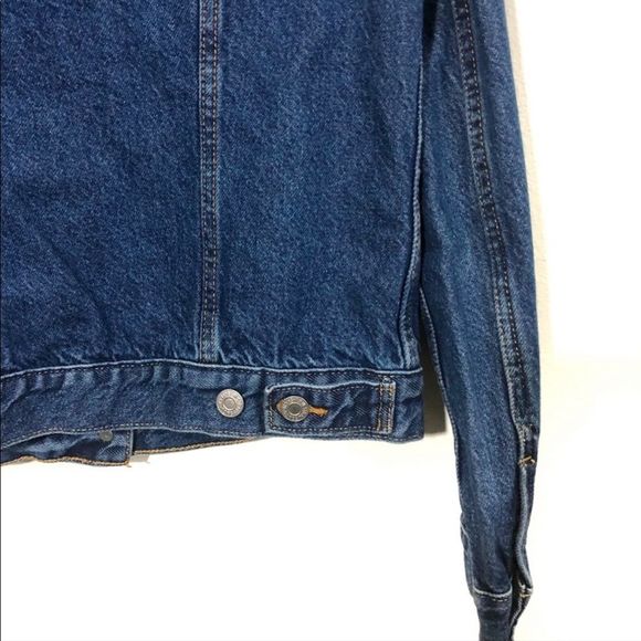 Levi's Original TruckerJean Denim Star Studded Jacket Button Front Classic - Picture 11 of 12